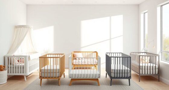 stylish safe baby cribs
