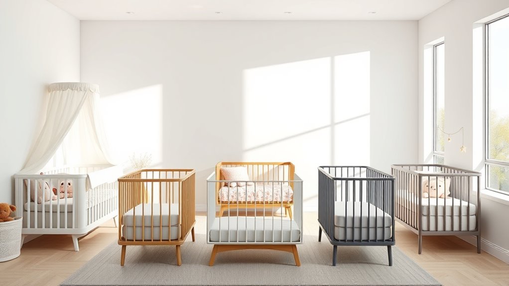 stylish safe baby cribs