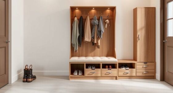 stylish storage entry furniture