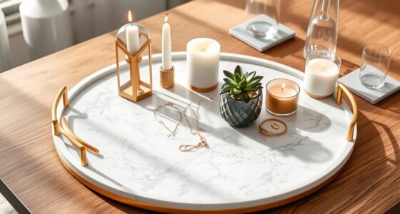 stylish trays for organization