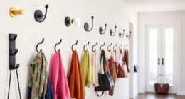 stylish wall hooks organization