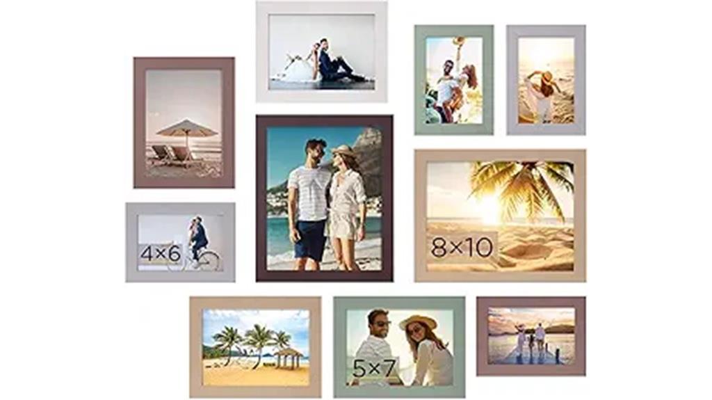 ten pack wall frames