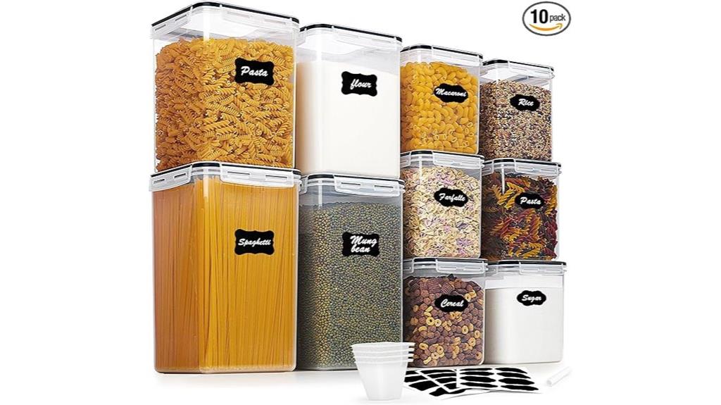 ten piece food storage