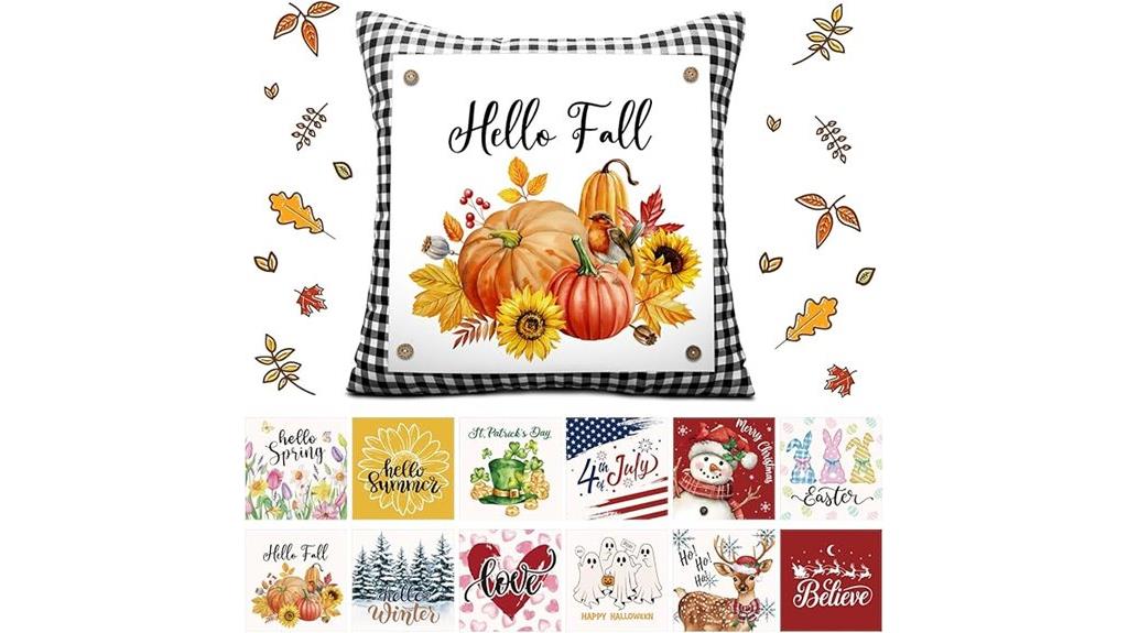 thirteen seasonal pillow covers