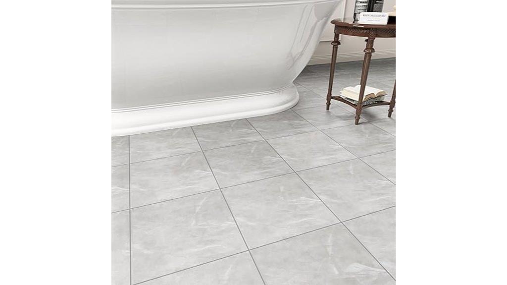 thirty vinyl floor tiles