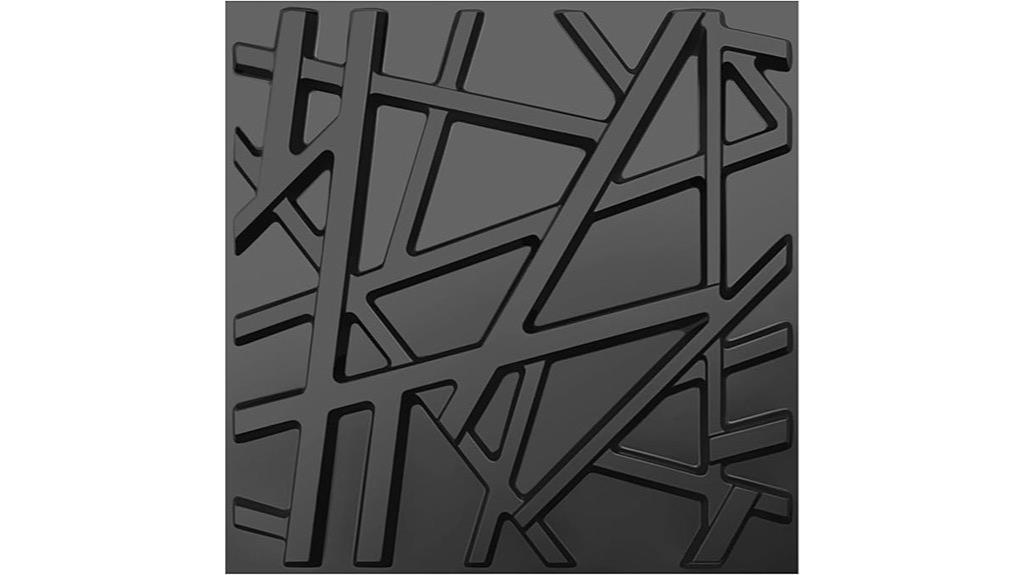 three dimensional wall panel set