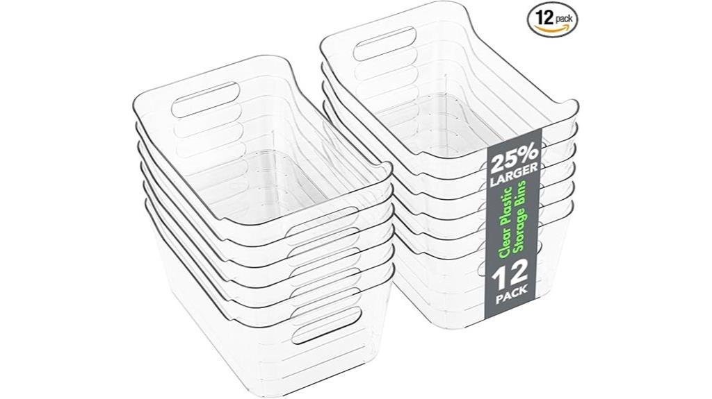 tiawudi 12 plastic bins