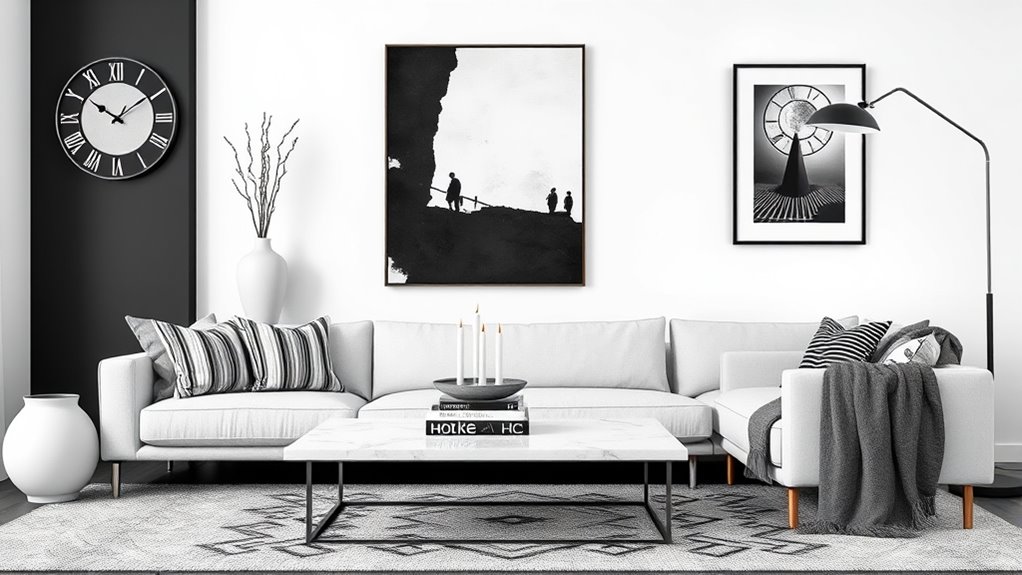 timeless monochrome home accents