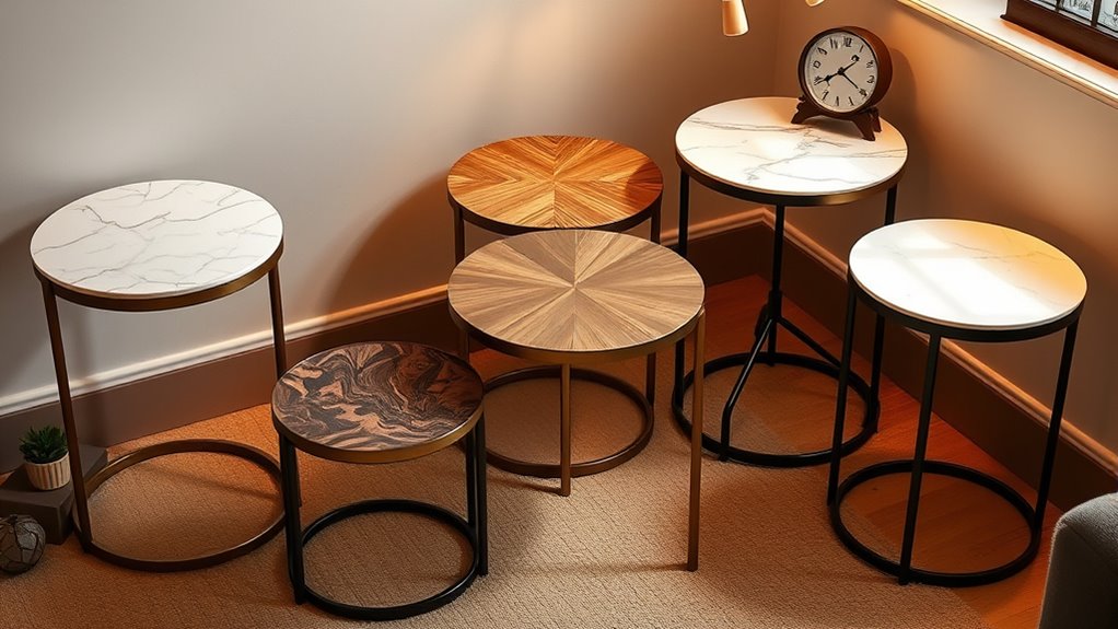 top 2025 stylish functional end tables