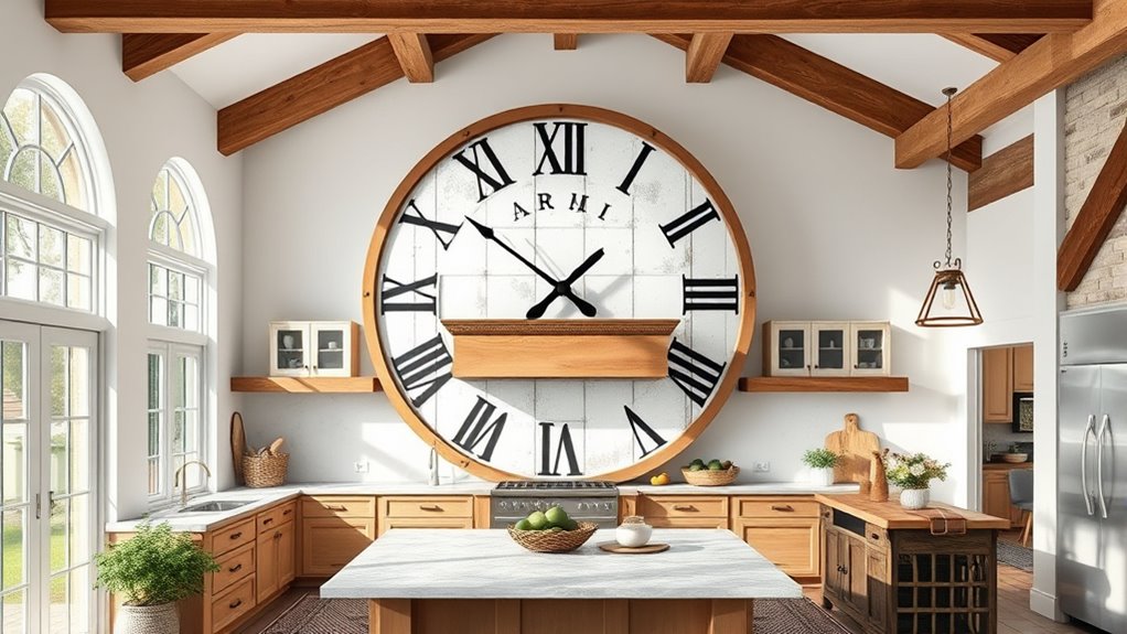 top farmhouse modern clocks