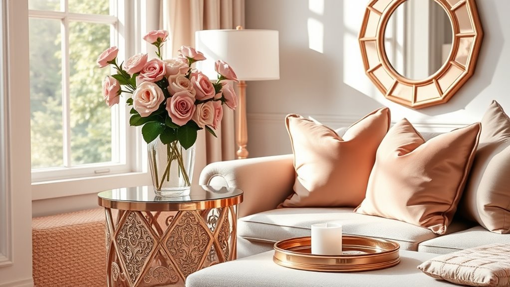 top rose gold decor picks