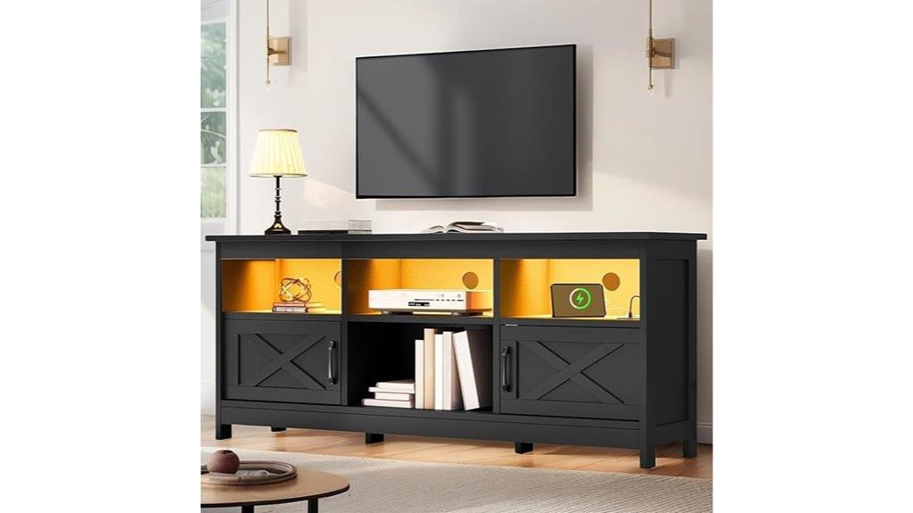 tv stand with storage