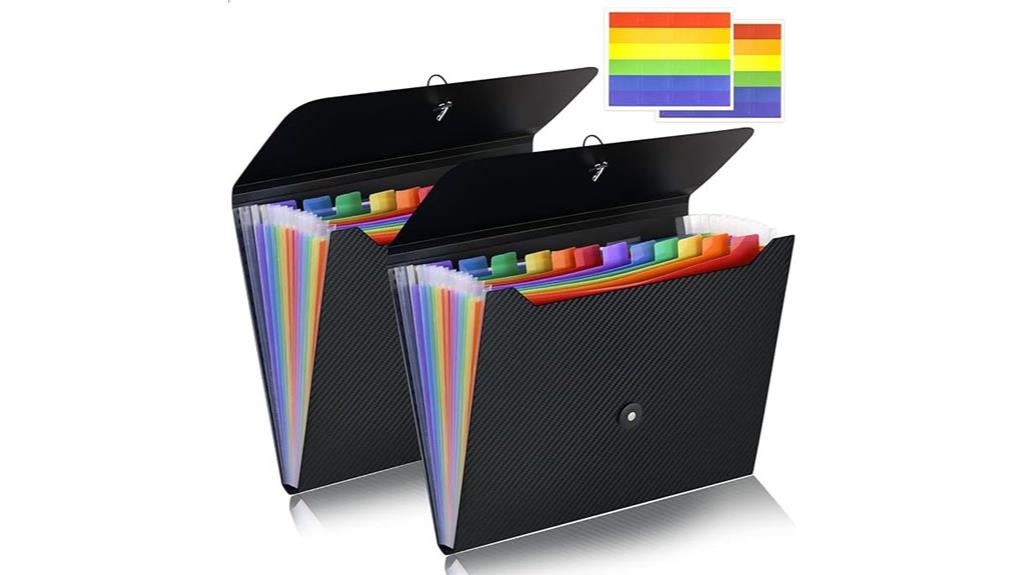 two pocket document organizer