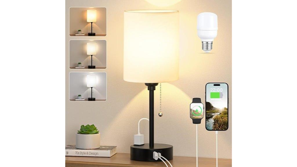 usb port bedside lamp