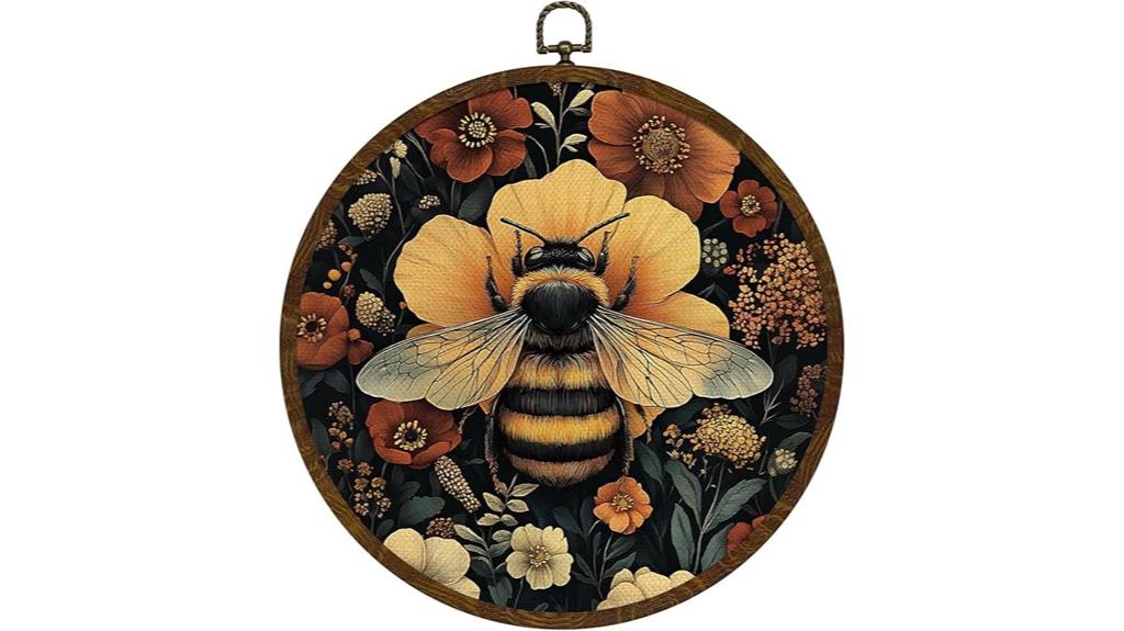 vintage bee wall art
