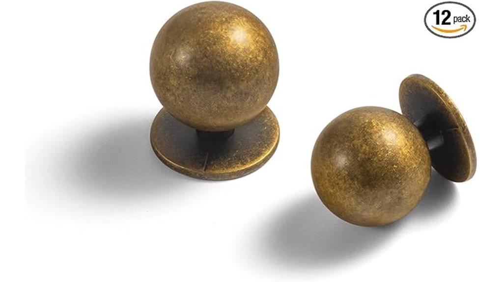 vintage brass cabinet handles