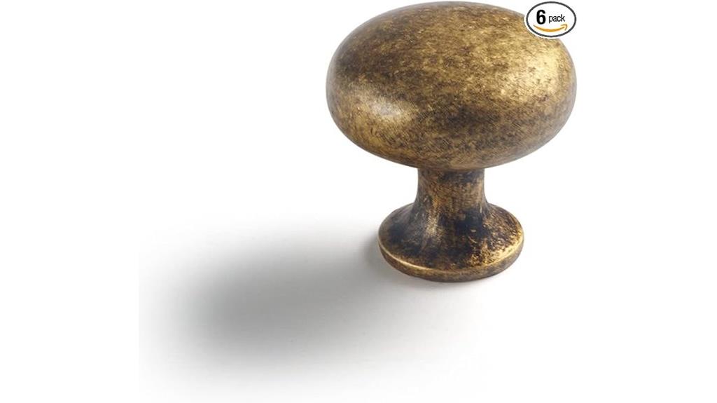 vintage brass zinc knob