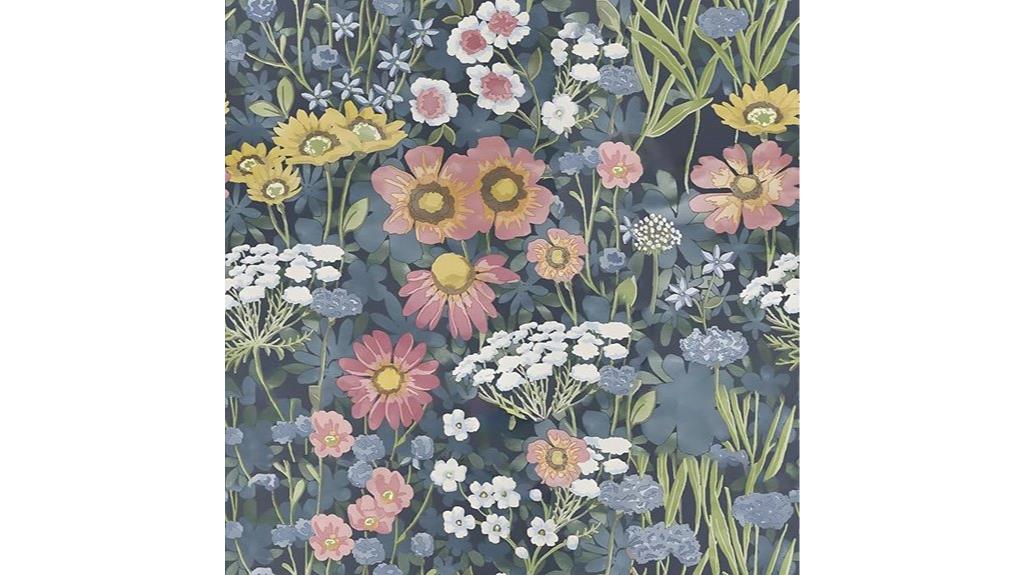 vintage floral peel and stick