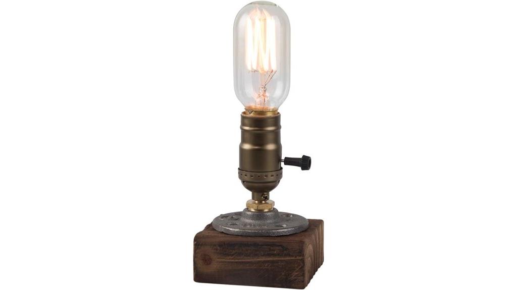 vintage industrial dimmable lamp