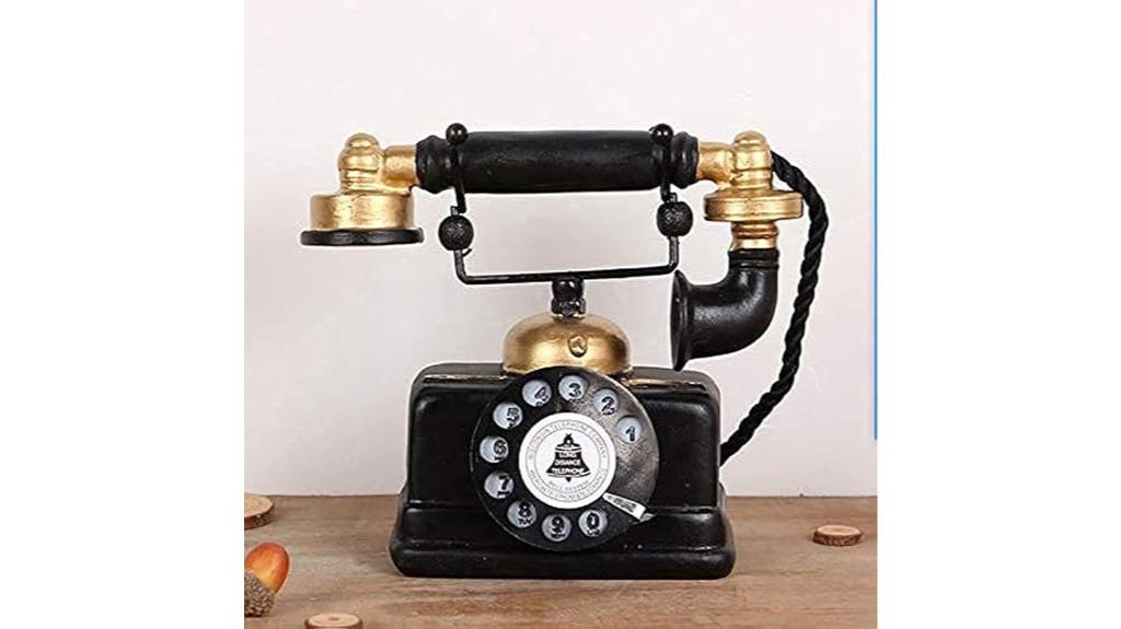 vintage rotary wall phone