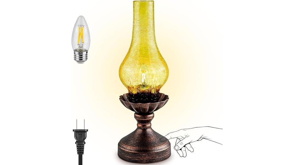 vintage touch table lamp
