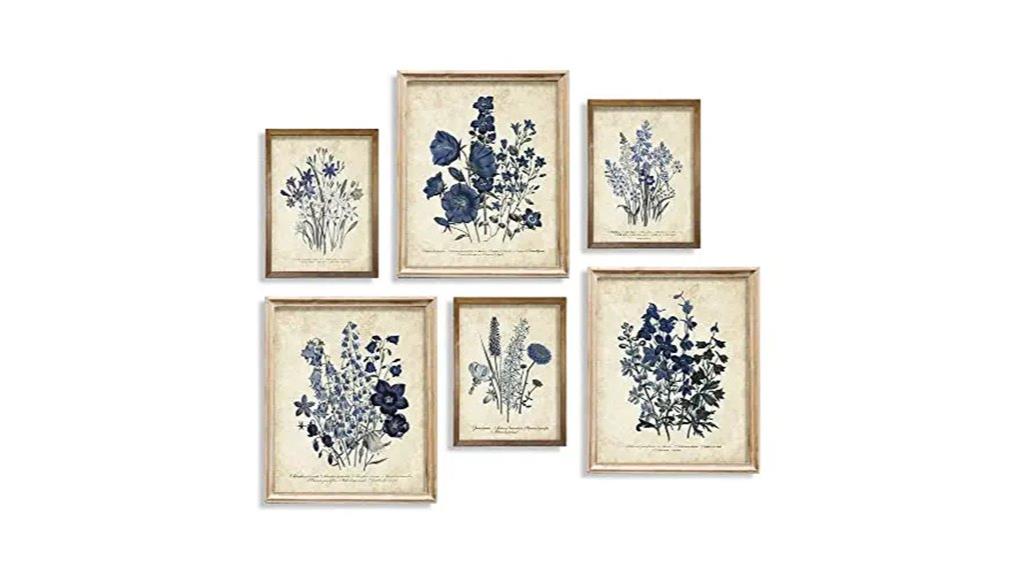 vintage watercolor flower poster