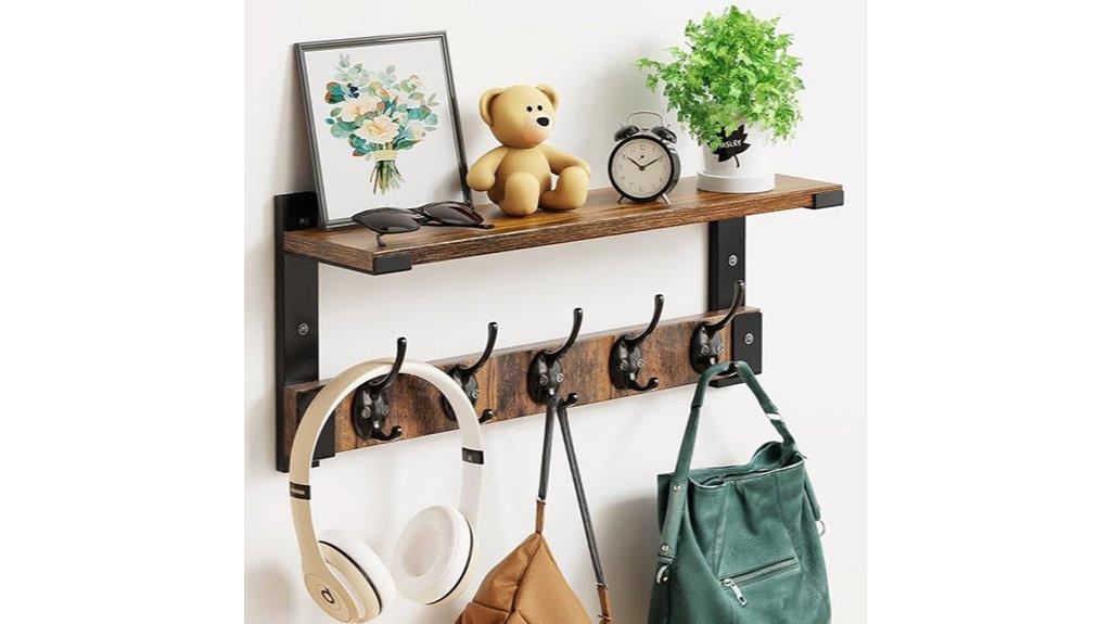 wall mounted coat rack