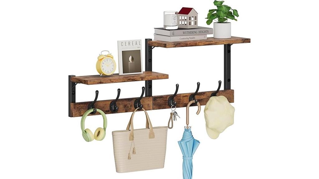 wall mounted coat rack