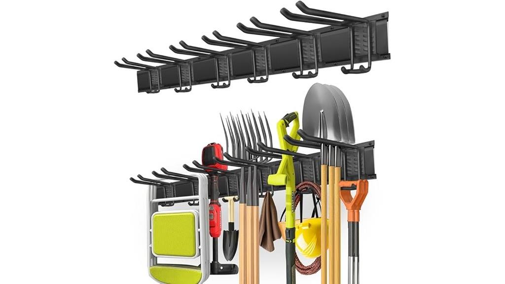wall mounted garage tool storage