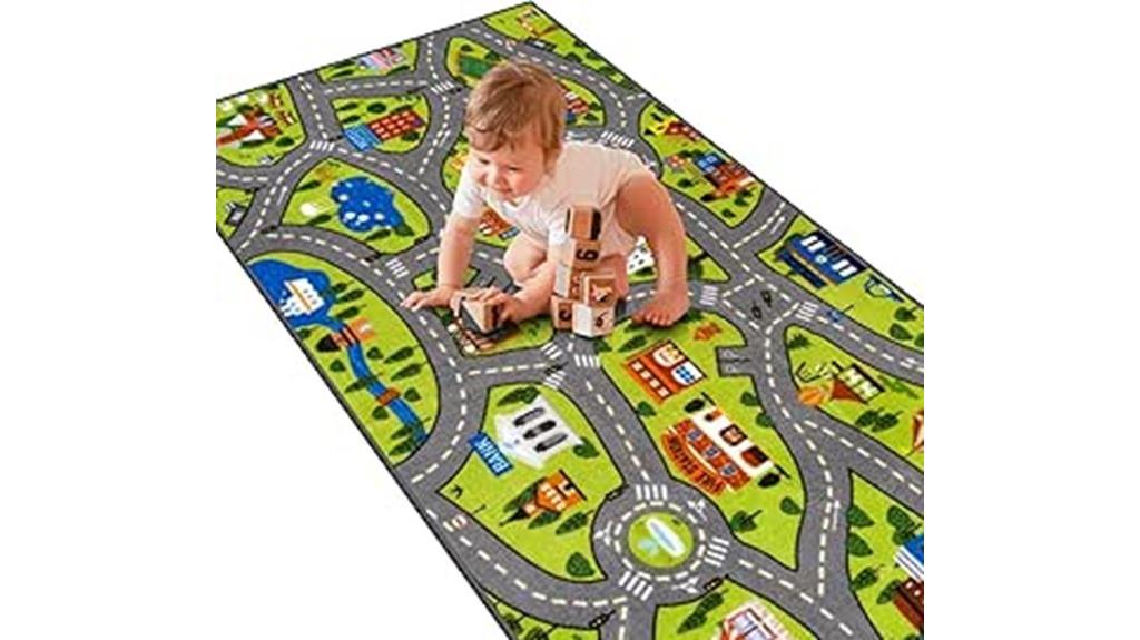 washable kids play rug