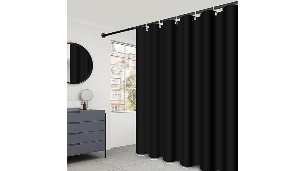 waterproof fabric shower curtain
