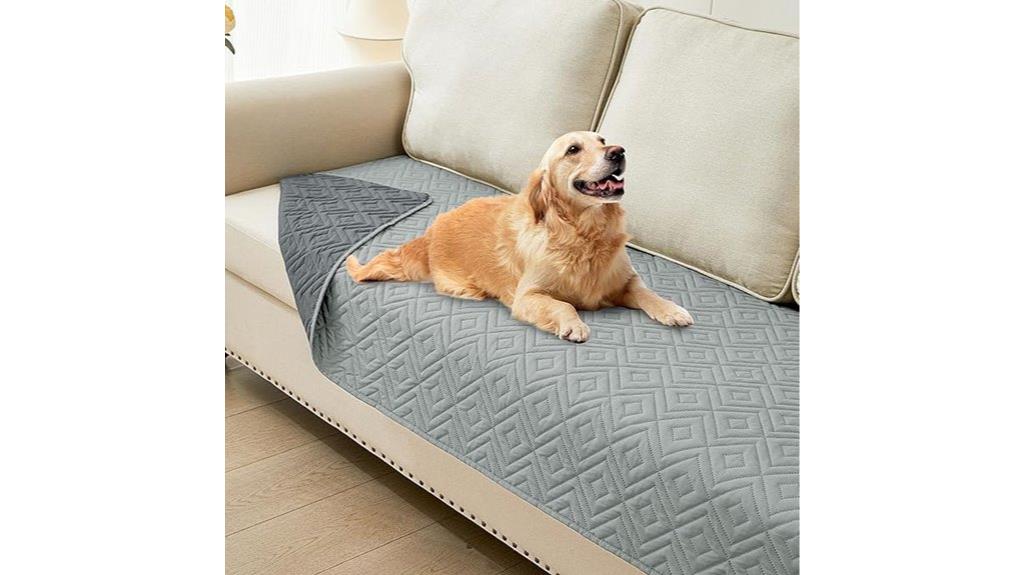 waterproof grey couch blanket