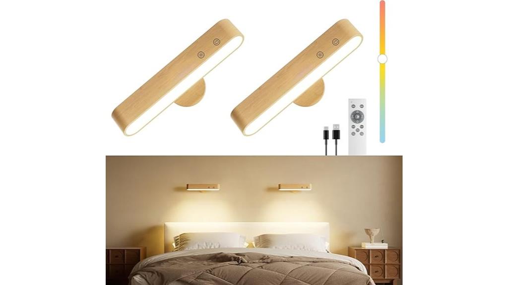 wireless led wall lights