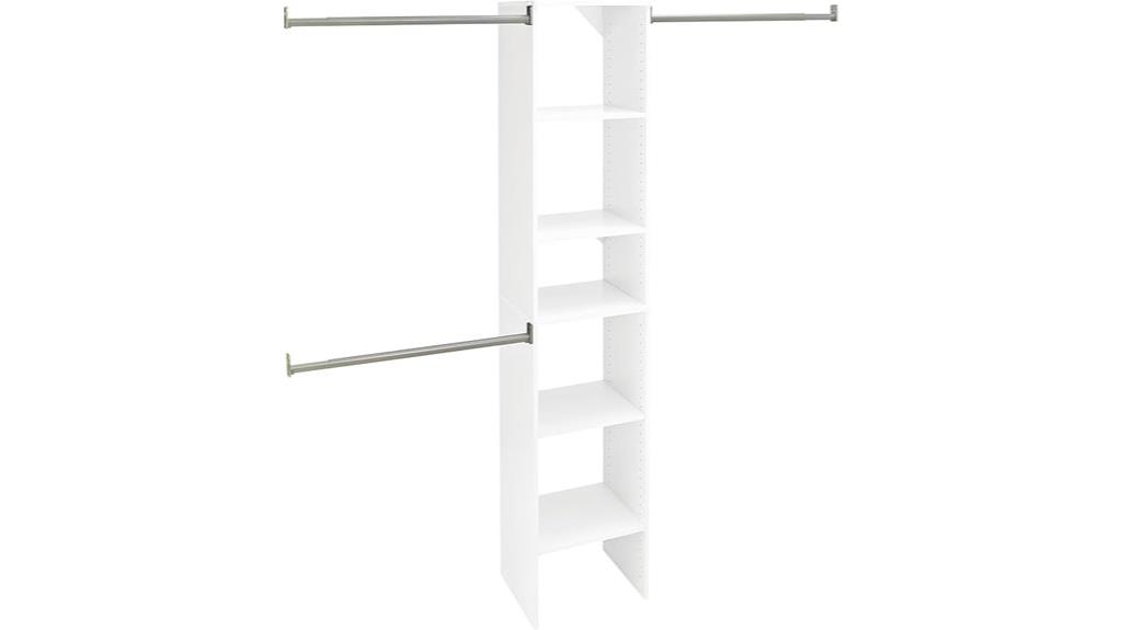 wood closet organizer kit