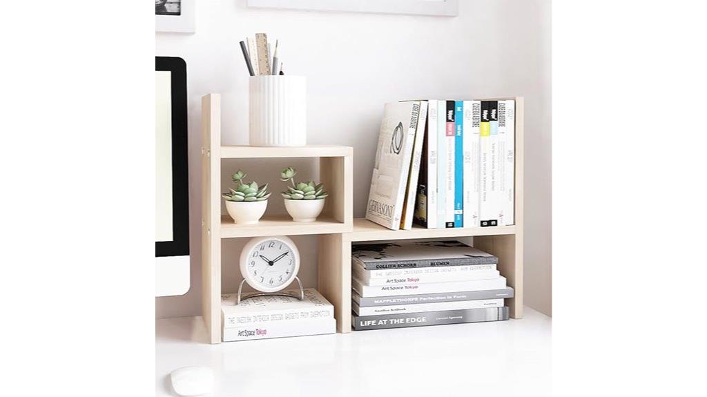 wooden office organizer