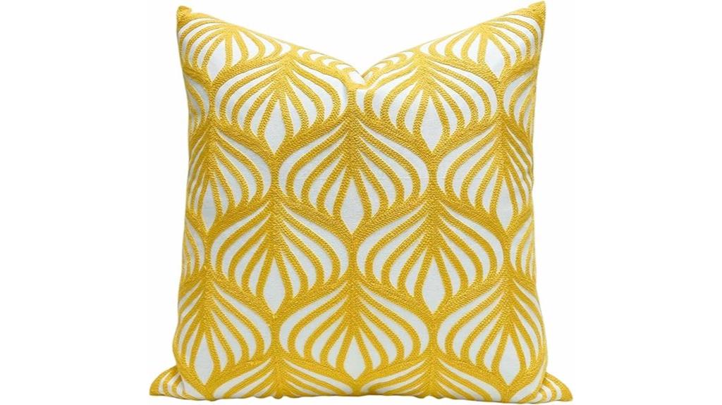 yellow slow cow pillow