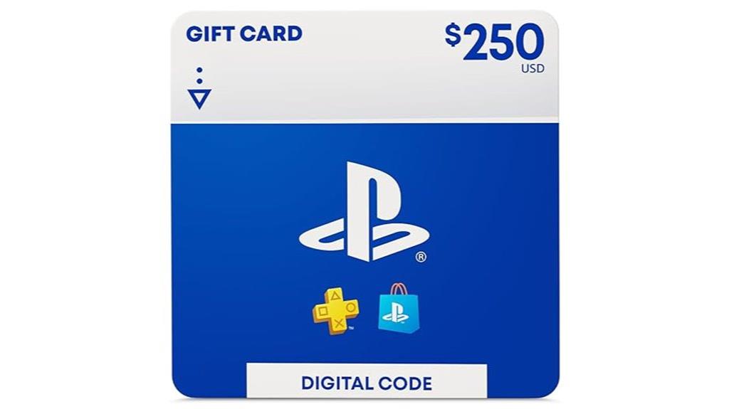 250 playstation gift card