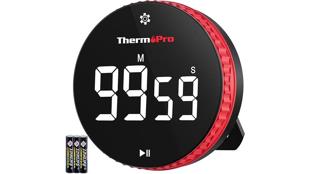 digital magnetic kitchen timer