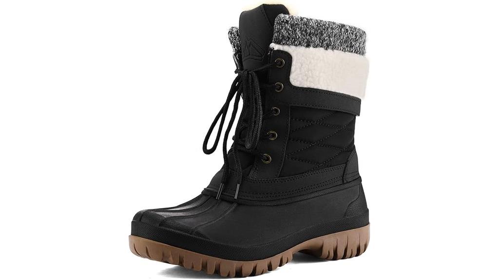 insulated waterproof snow boots