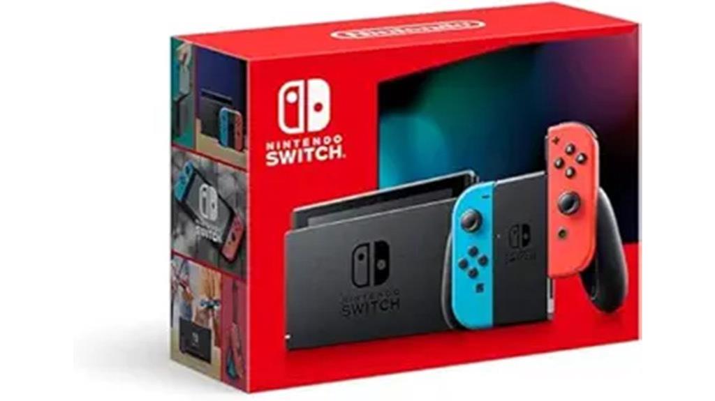neon blue red switch