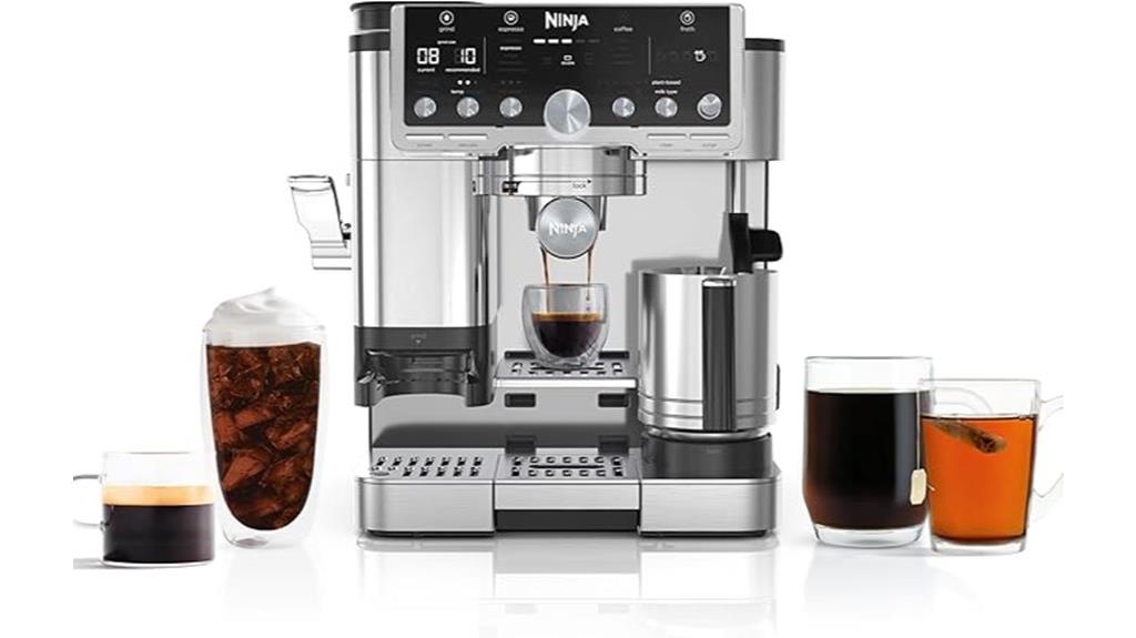 premium espresso machine with grinder