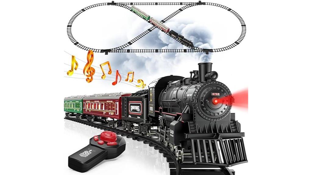 remote controlled lit train