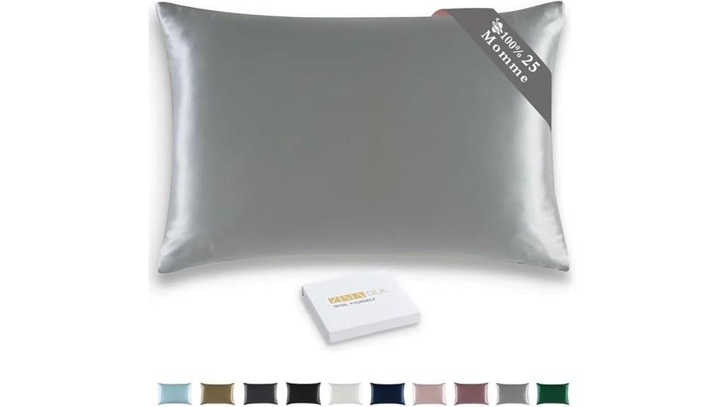 silk pillowcase standard size