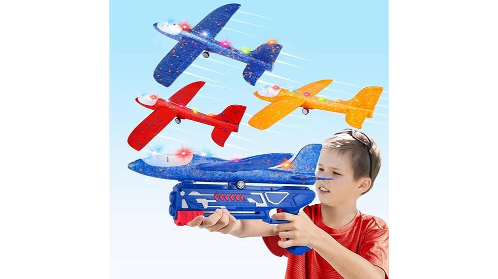 triple pack foam airplane toys