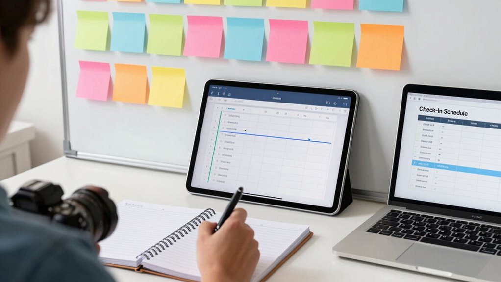 regular brief team updates