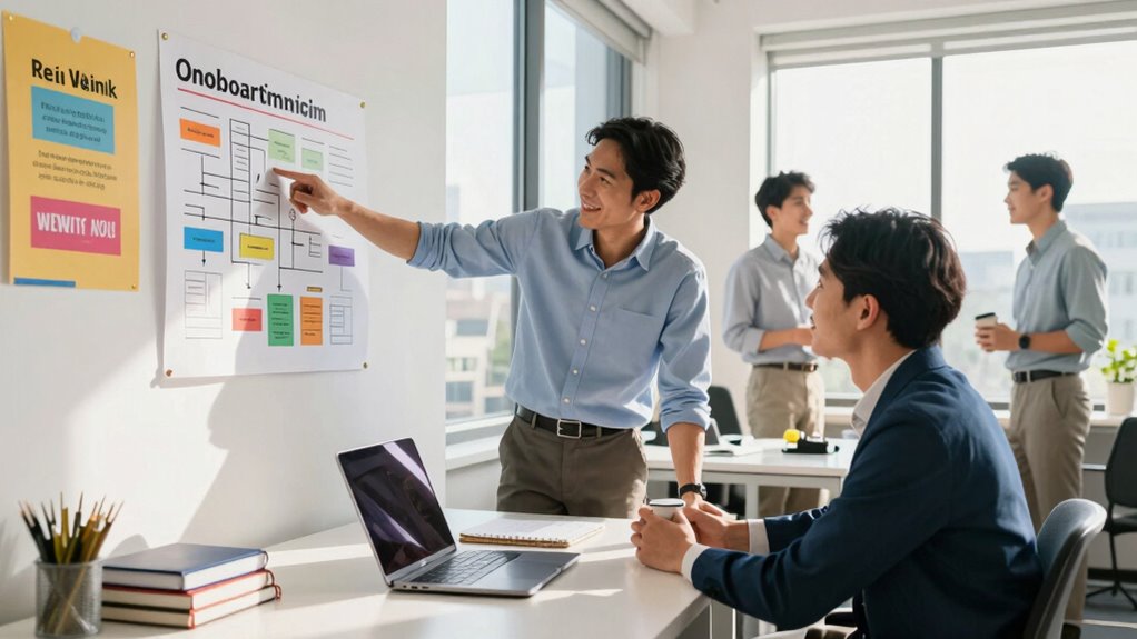 regular check ins and feedback