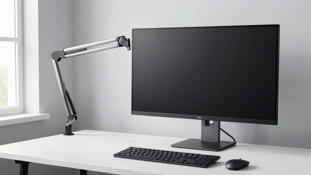 adjustable ergonomic workspace setup