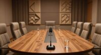conference acoustics influence decisions