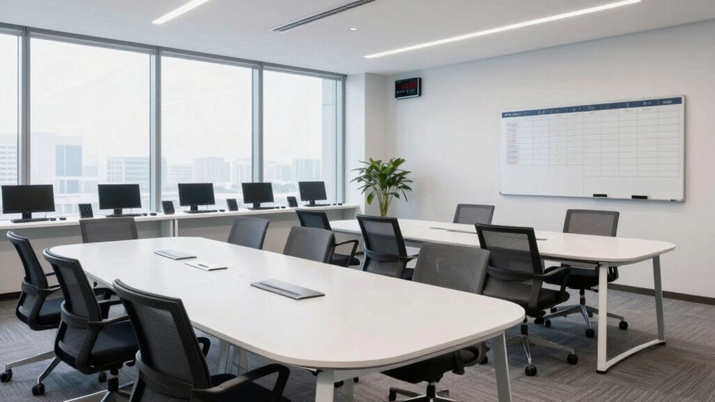 consistent meeting room procedures