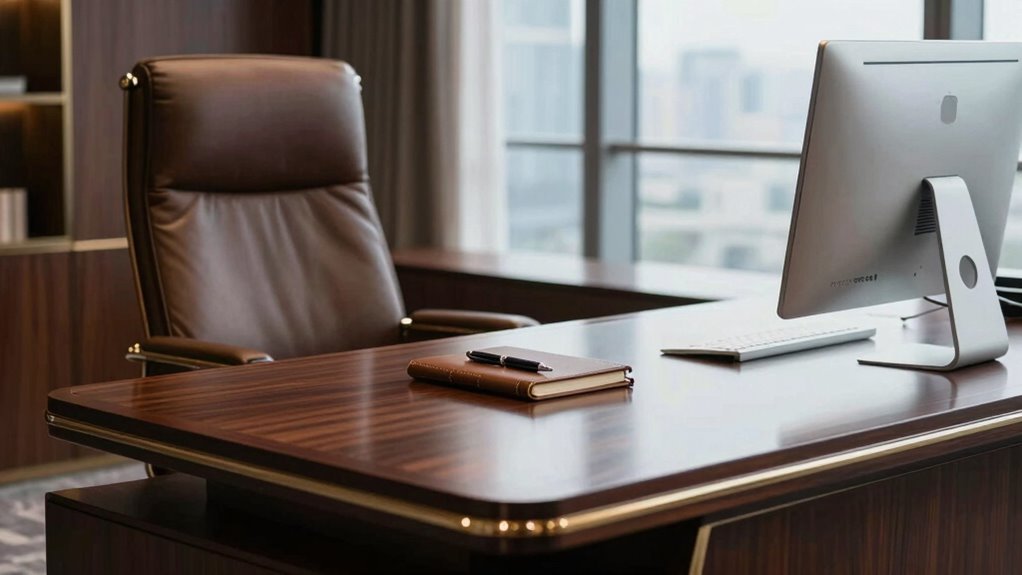 desk size and design symbolism